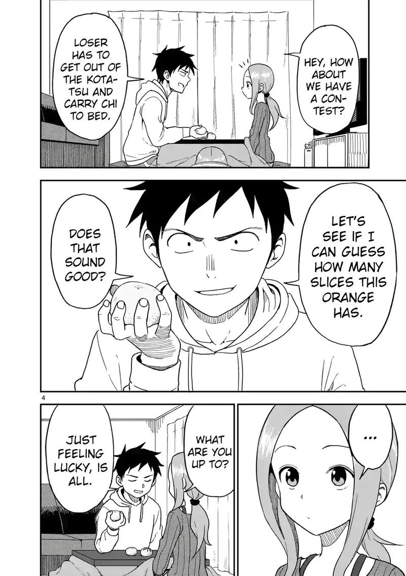 Karakai Jouzu No Moto Takagi San Chapter 68 Page 4