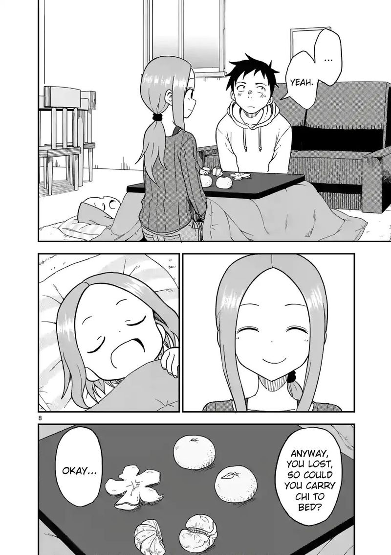 Karakai Jouzu No Moto Takagi San Chapter 68 Page 8