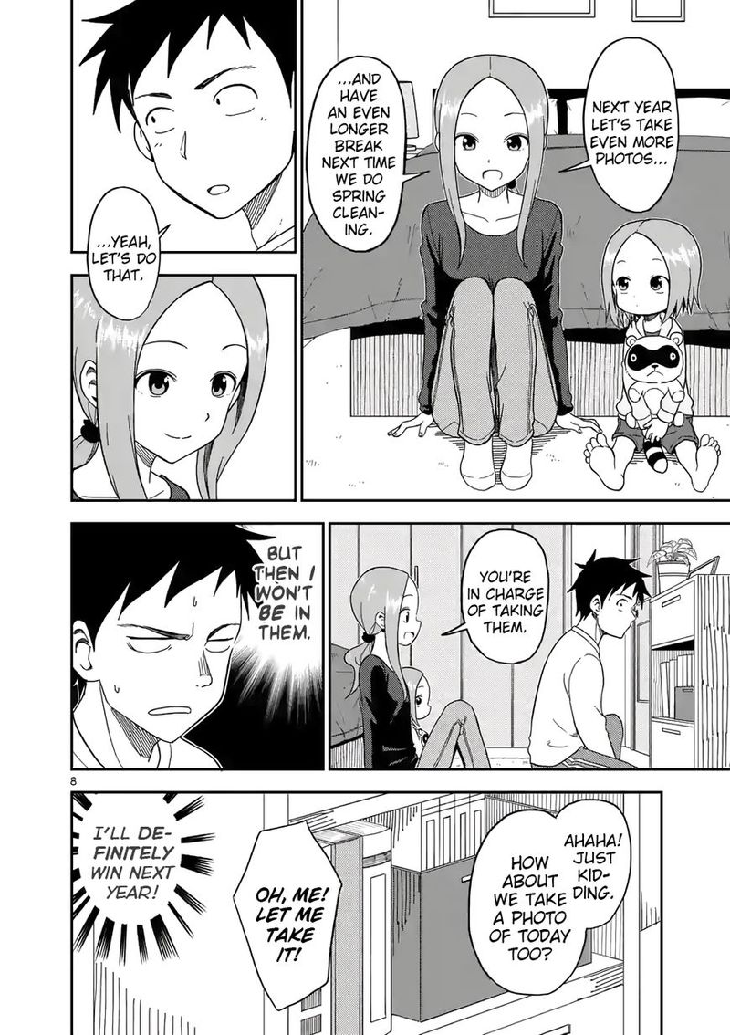 Karakai Jouzu No Moto Takagi San Chapter 71 Page 8