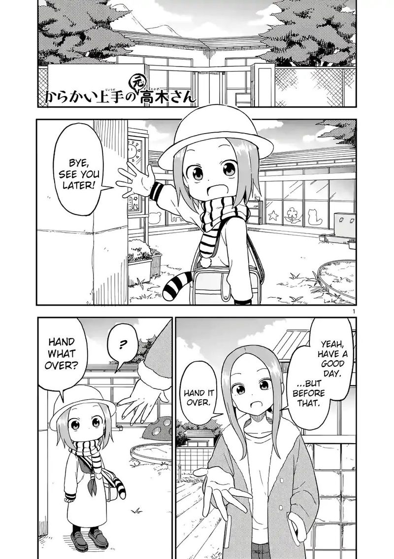 Karakai Jouzu No Moto Takagi San Chapter 72 Page 1