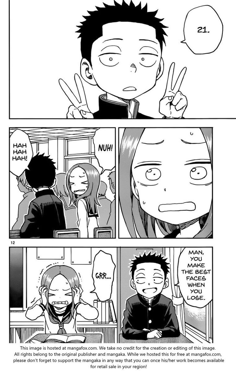 Karakai Jouzu No Moto Takagi San Chapter 73 Page 12