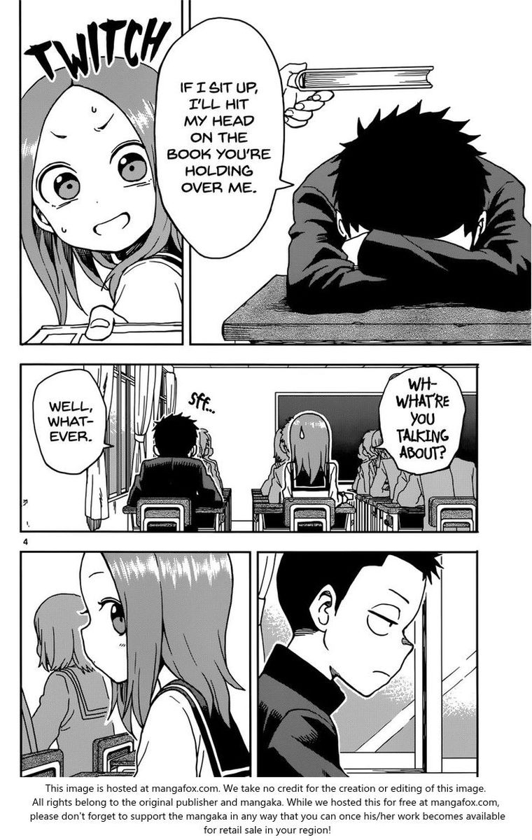 Karakai Jouzu No Moto Takagi San Chapter 73 Page 4