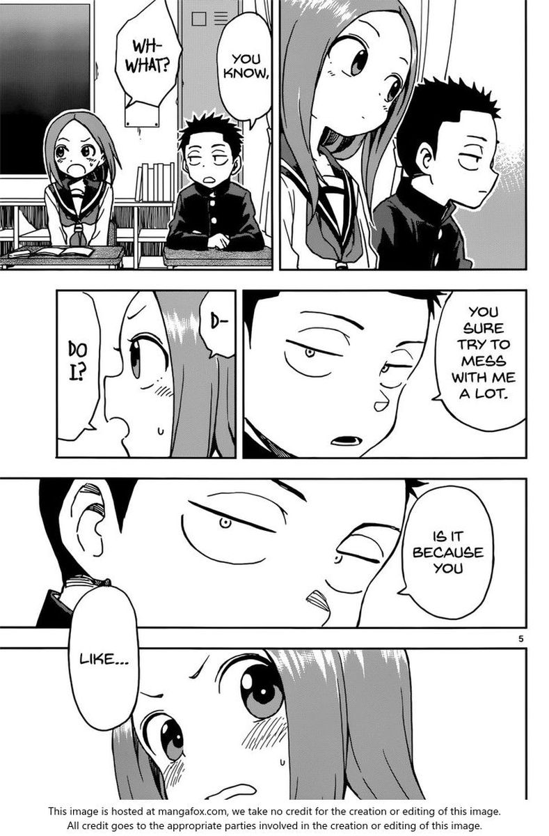 Karakai Jouzu No Moto Takagi San Chapter 73 Page 5