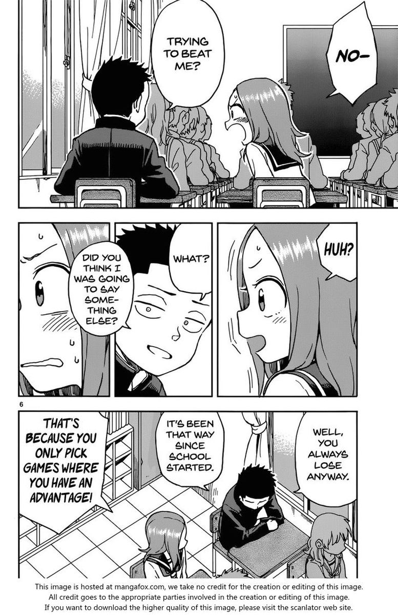 Karakai Jouzu No Moto Takagi San Chapter 73 Page 6