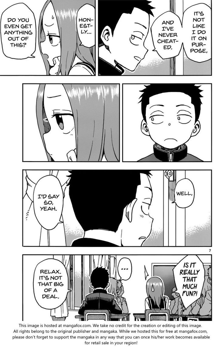 Karakai Jouzu No Moto Takagi San Chapter 73 Page 7