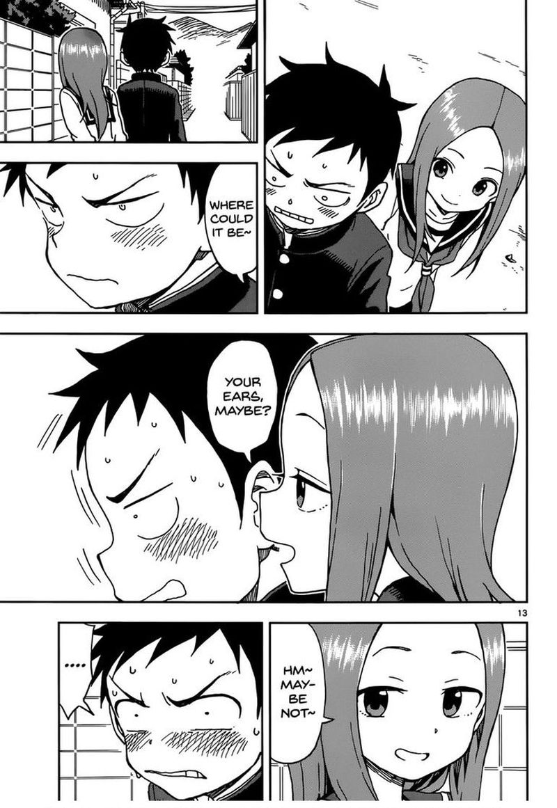 Karakai Jouzu No Moto Takagi San Chapter 74 Page 13