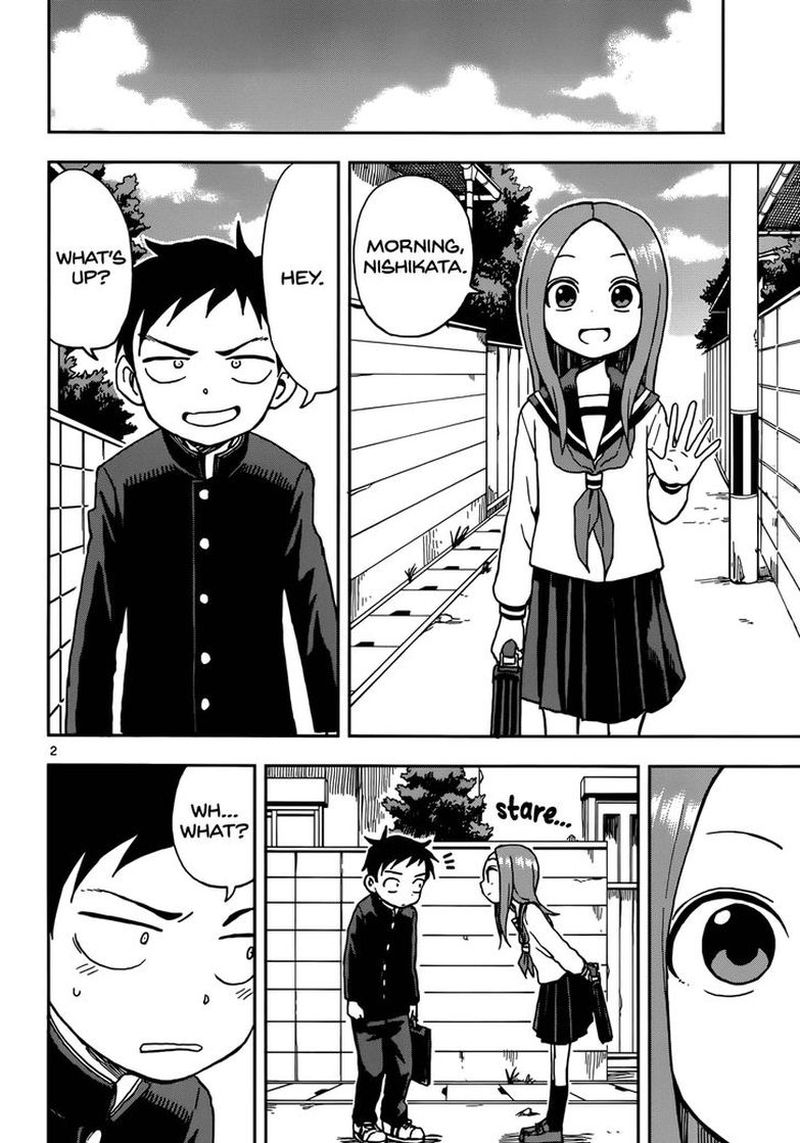 Karakai Jouzu No Moto Takagi San Chapter 74 Page 2