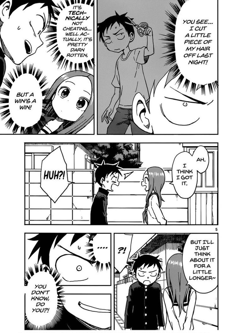 Karakai Jouzu No Moto Takagi San Chapter 74 Page 5