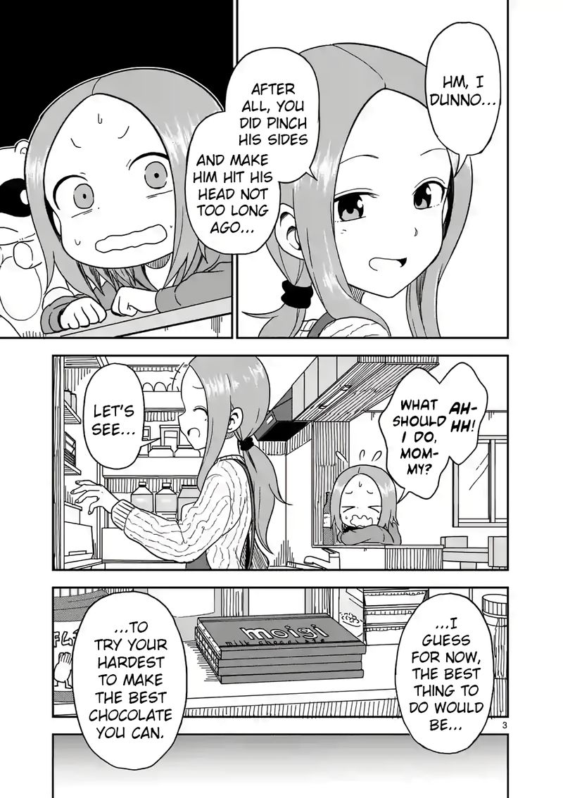 Karakai Jouzu No Moto Takagi San Chapter 75 Page 3