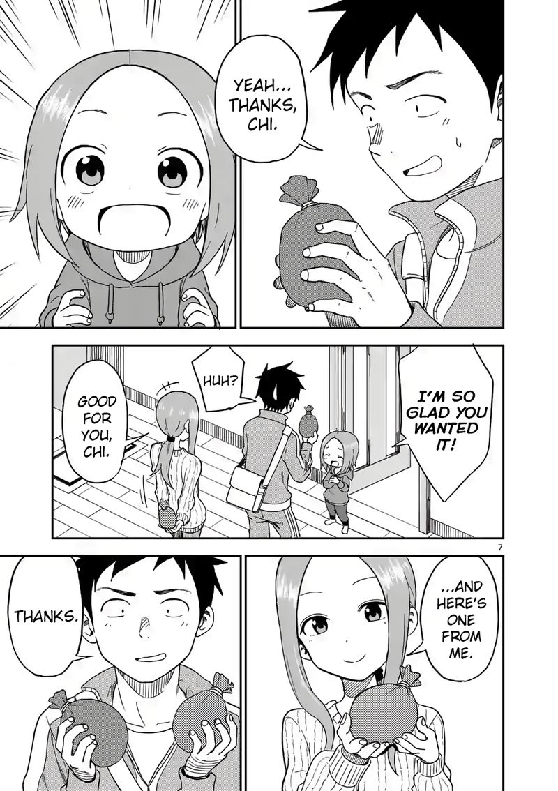 Karakai Jouzu No Moto Takagi San Chapter 75 Page 7