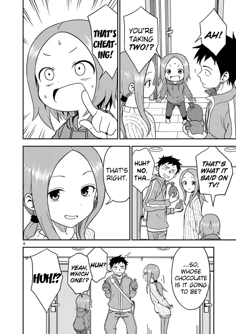 Karakai Jouzu No Moto Takagi San Chapter 75 Page 8