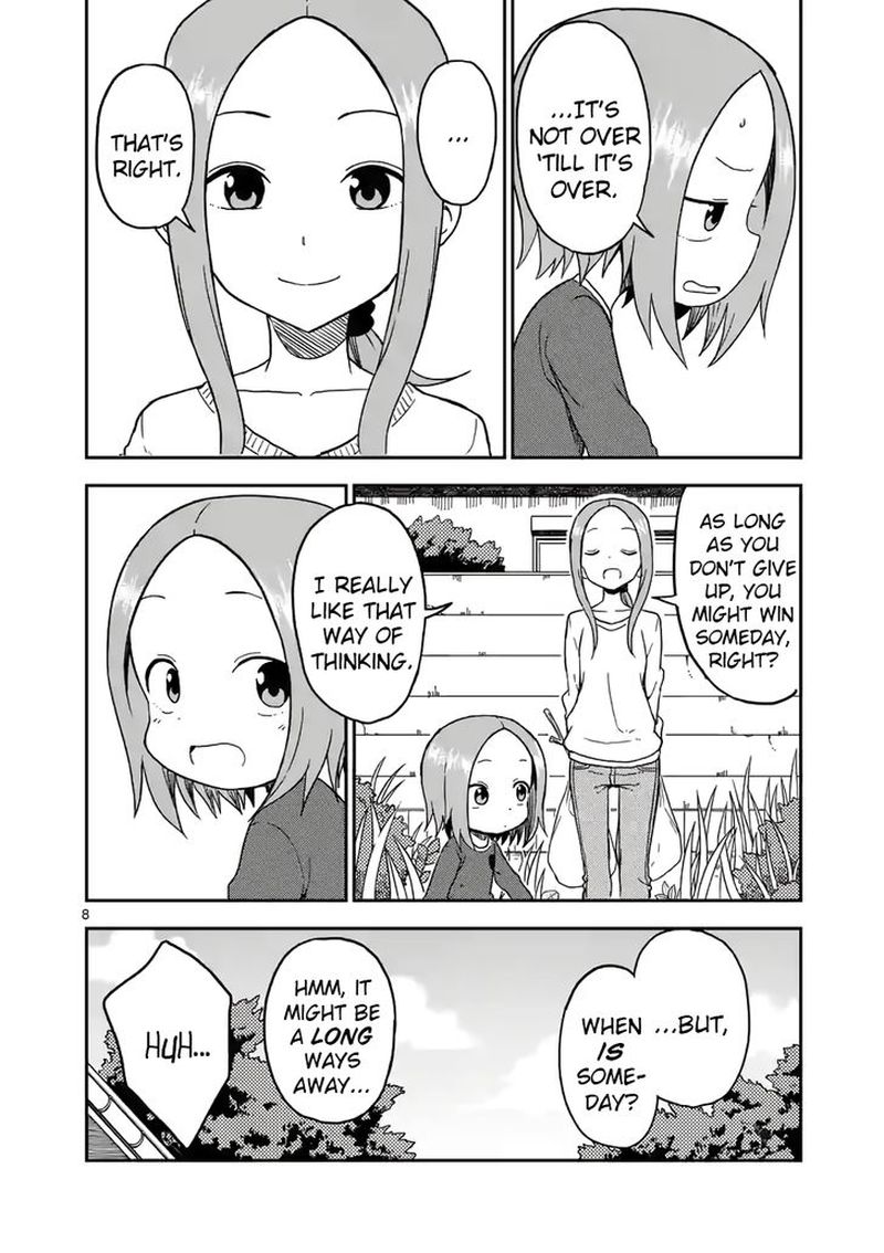 Karakai Jouzu No Moto Takagi San Chapter 77 Page 8