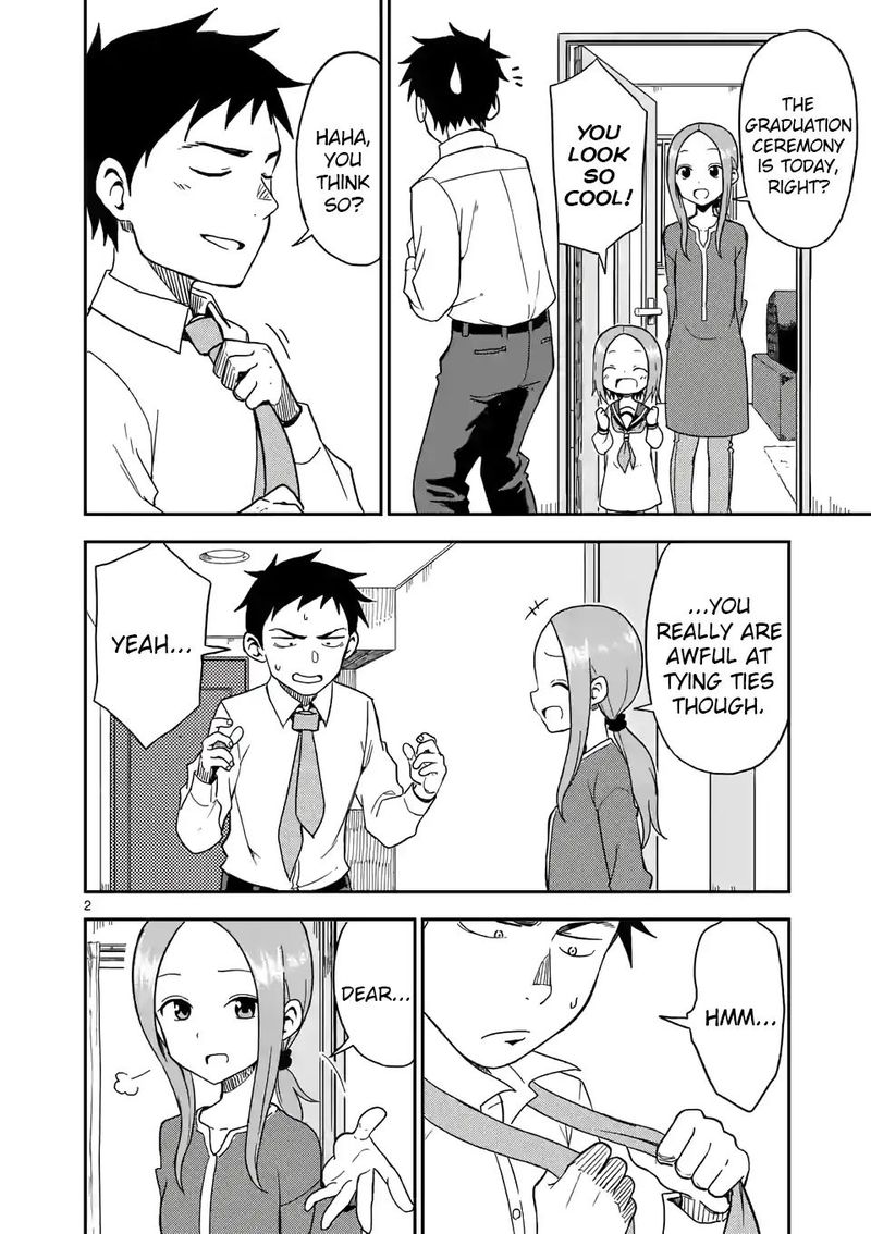 Karakai Jouzu No Moto Takagi San Chapter 81 Page 2