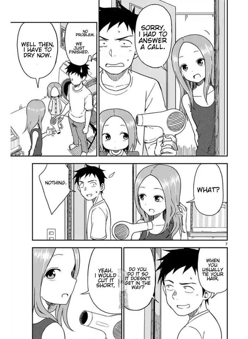 Karakai Jouzu No Moto Takagi San Chapter 82 Page 7