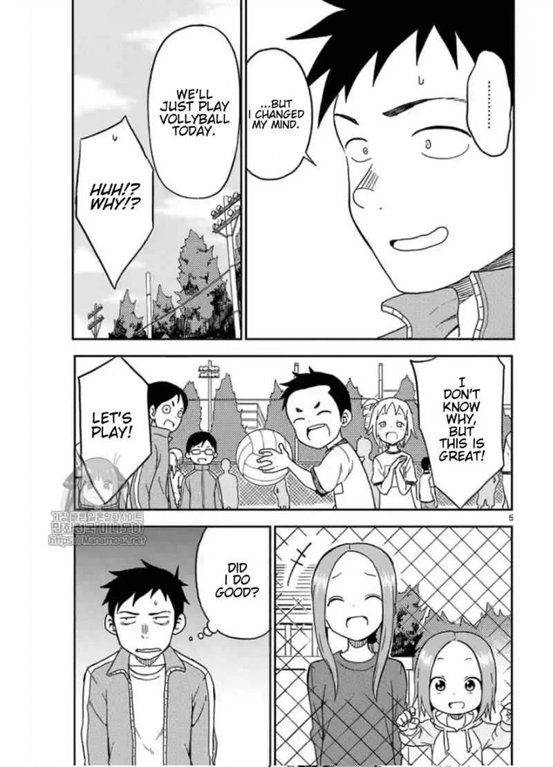 Karakai Jouzu No Moto Takagi San Chapter 83 Page 5