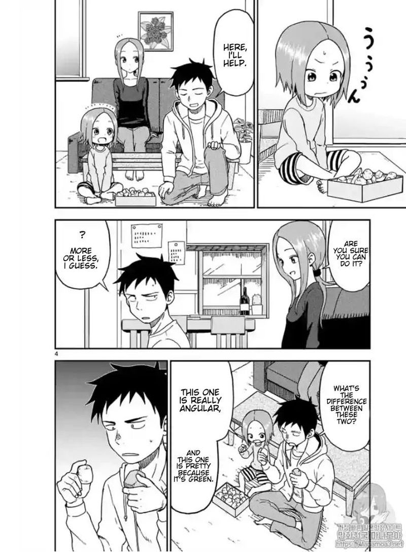 Karakai Jouzu No Moto Takagi San Chapter 84 Page 4