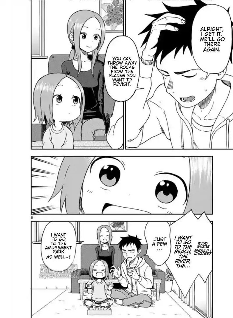 Karakai Jouzu No Moto Takagi San Chapter 84 Page 8