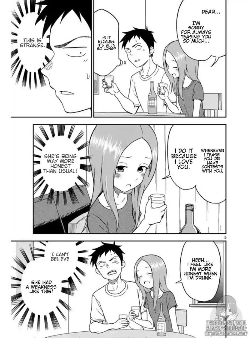 Karakai Jouzu No Moto Takagi San Chapter 85 Page 5