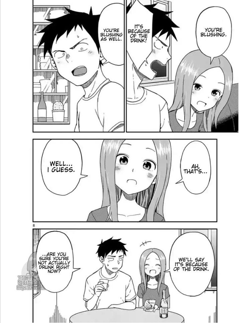 Karakai Jouzu No Moto Takagi San Chapter 85 Page 8