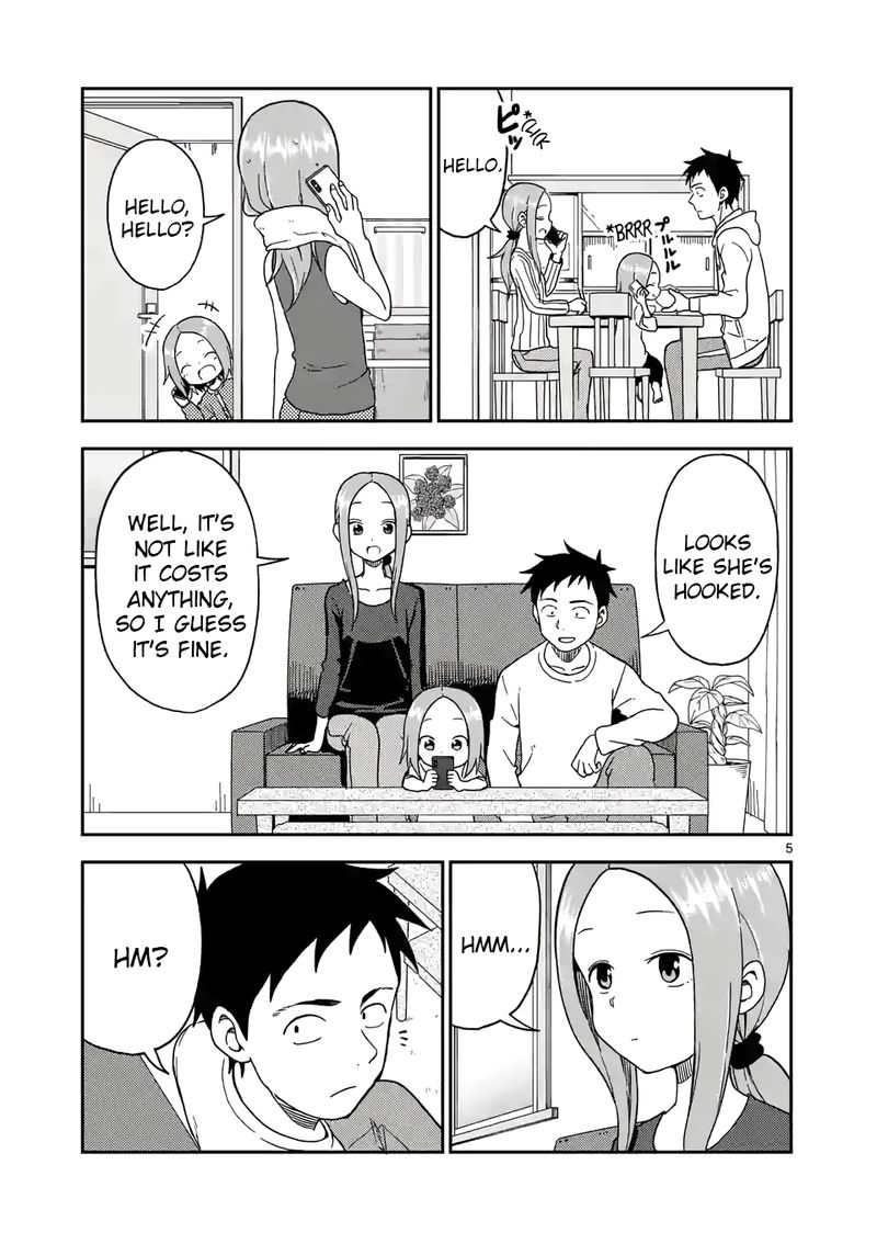 Karakai Jouzu No Moto Takagi San Chapter 86 Page 5