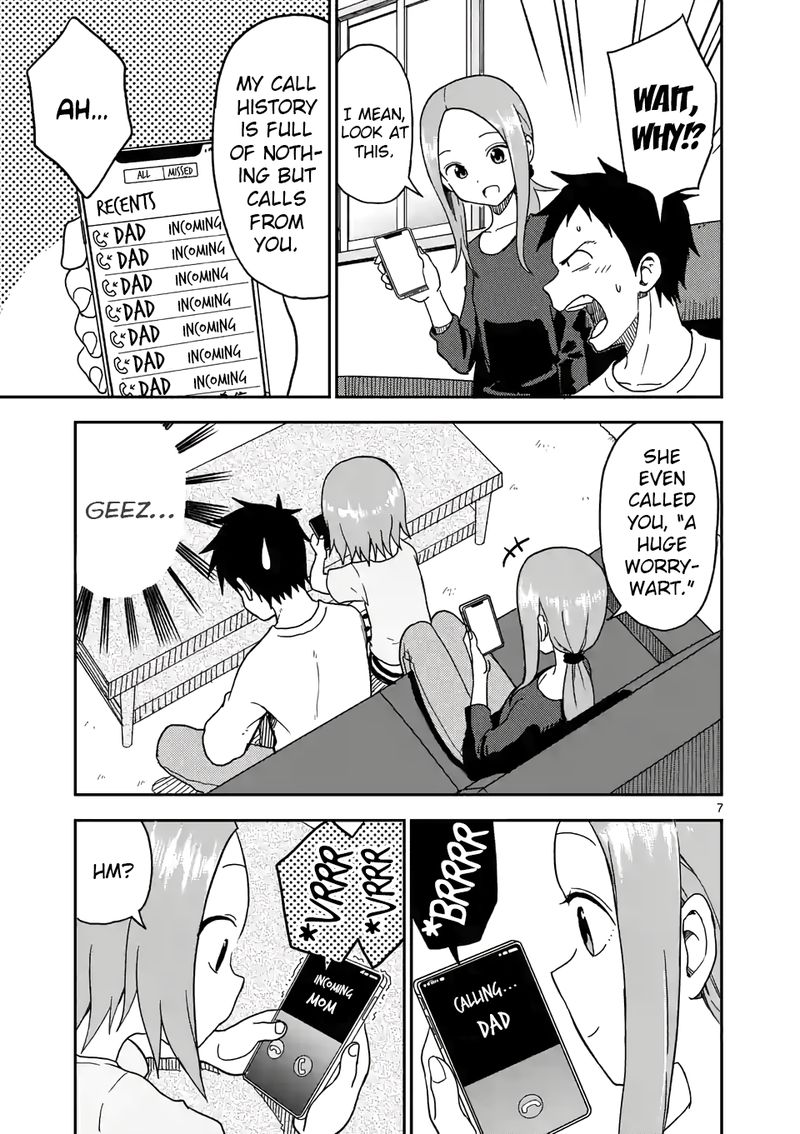 Karakai Jouzu No Moto Takagi San Chapter 86 Page 7