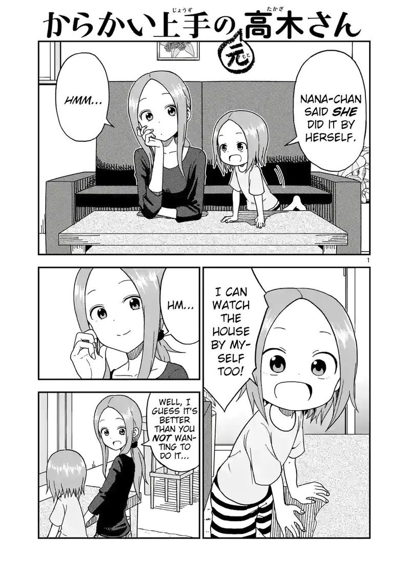 Karakai Jouzu No Moto Takagi San Chapter 87 Page 1