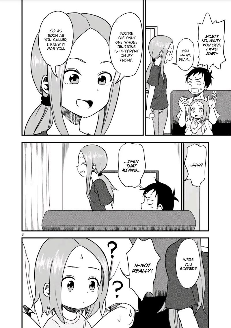 Karakai Jouzu No Moto Takagi San Chapter 9 Page 8