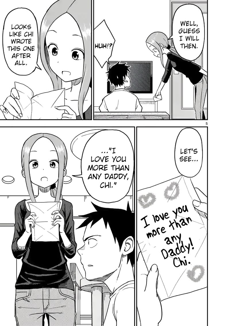 Karakai Jouzu No Moto Takagi San Chapter 91 Page 5