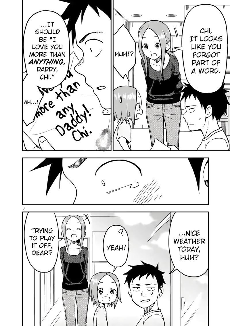 Karakai Jouzu No Moto Takagi San Chapter 91 Page 8