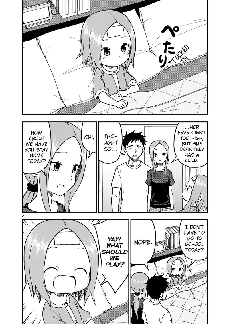 Karakai Jouzu No Moto Takagi San Chapter 95 Page 2