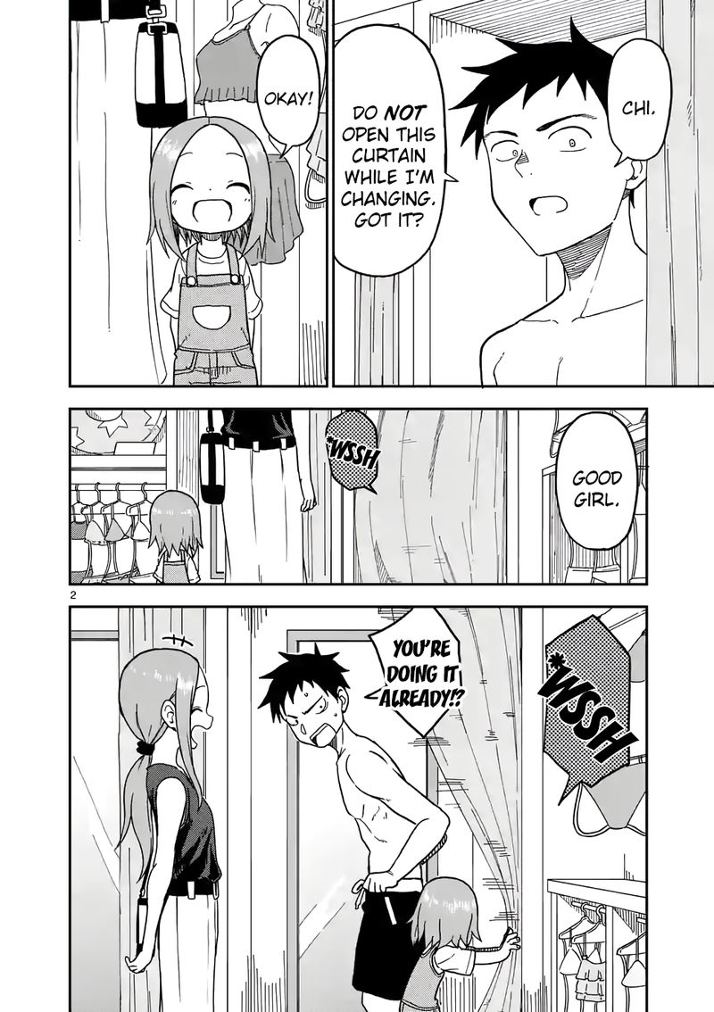 Karakai Jouzu No Moto Takagi San Chapter 96 Page 2