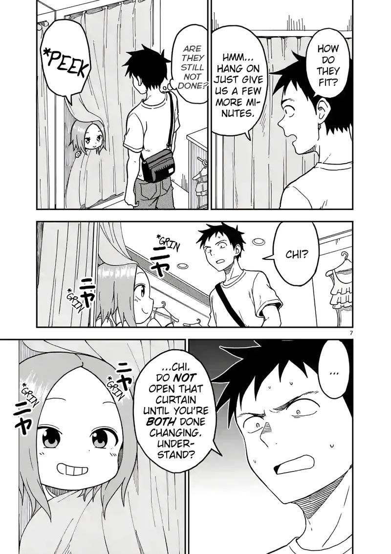 Karakai Jouzu No Moto Takagi San Chapter 96 Page 7