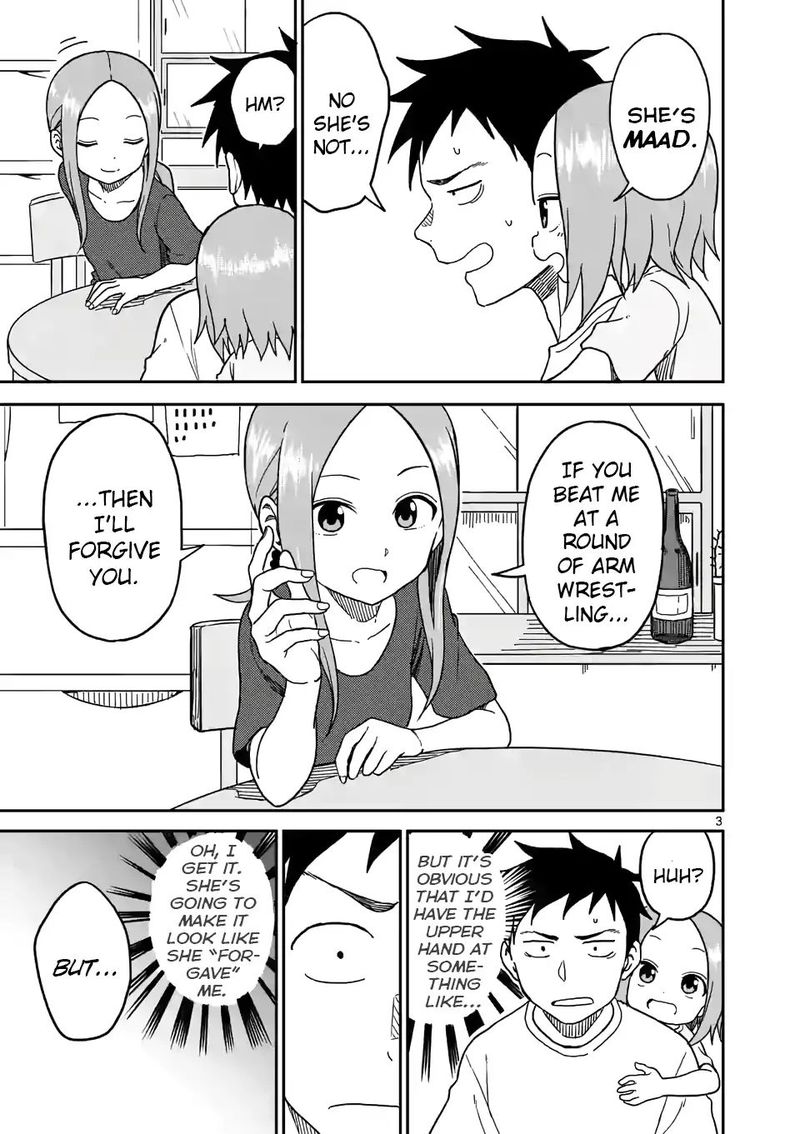 Karakai Jouzu No Moto Takagi San Chapter 98 Page 3