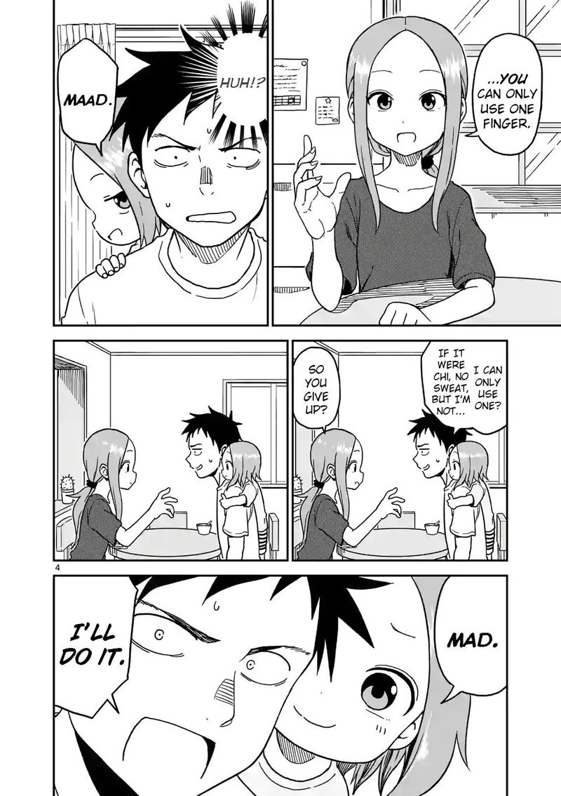 Karakai Jouzu No Moto Takagi San Chapter 98 Page 4