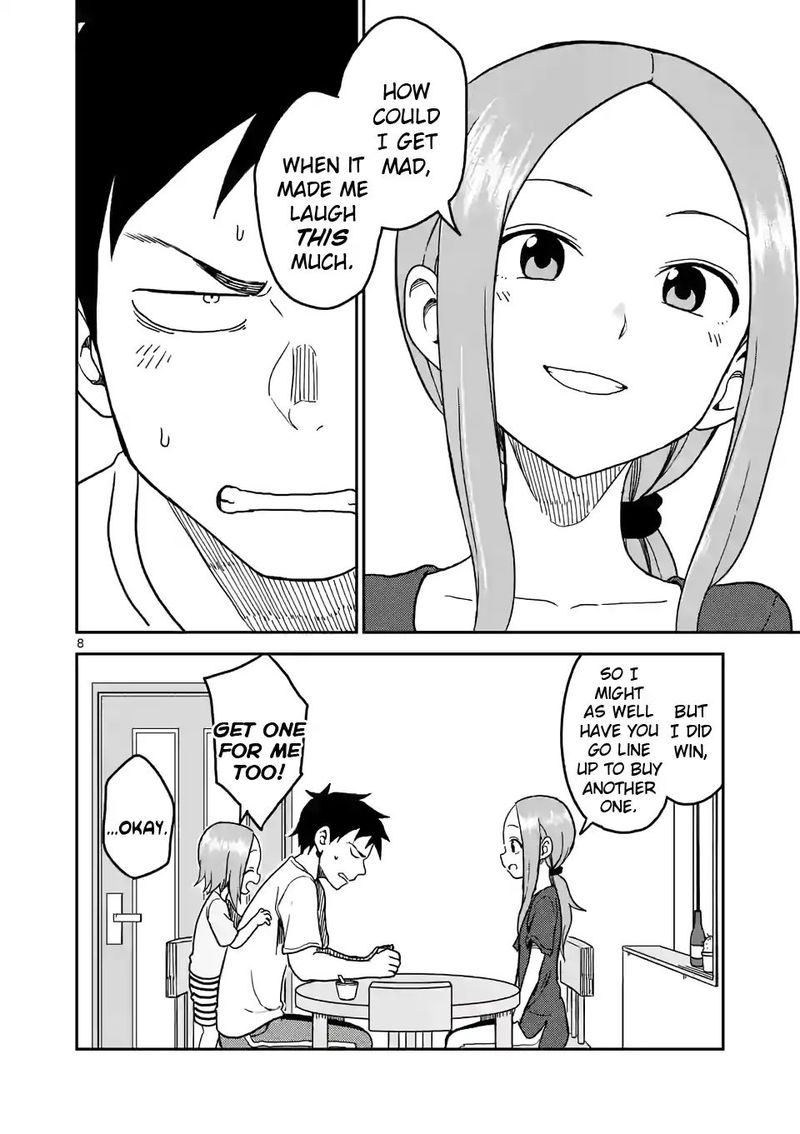 Karakai Jouzu No Moto Takagi San Chapter 98 Page 8