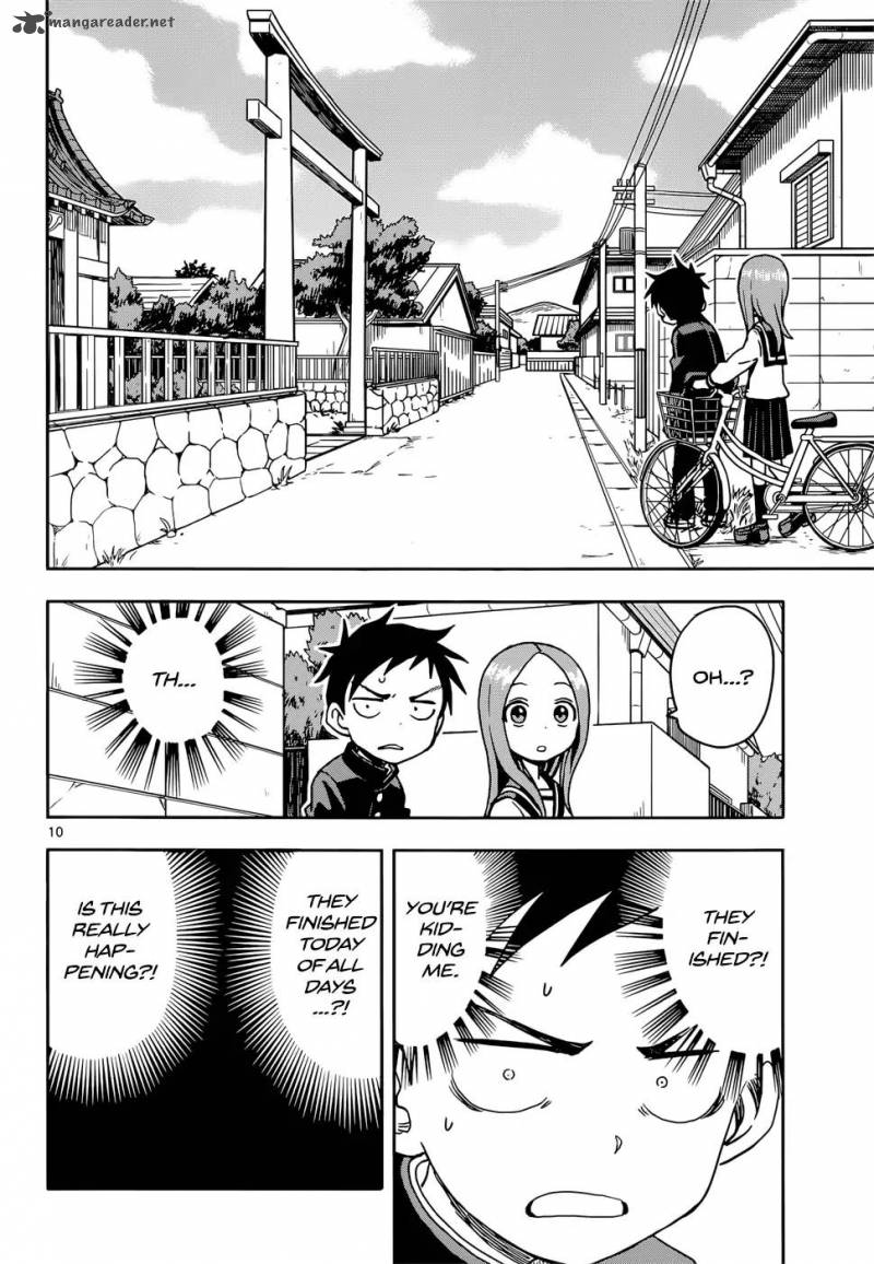 Karakai Jouzu No Takagi San Chapter 100 Page 10