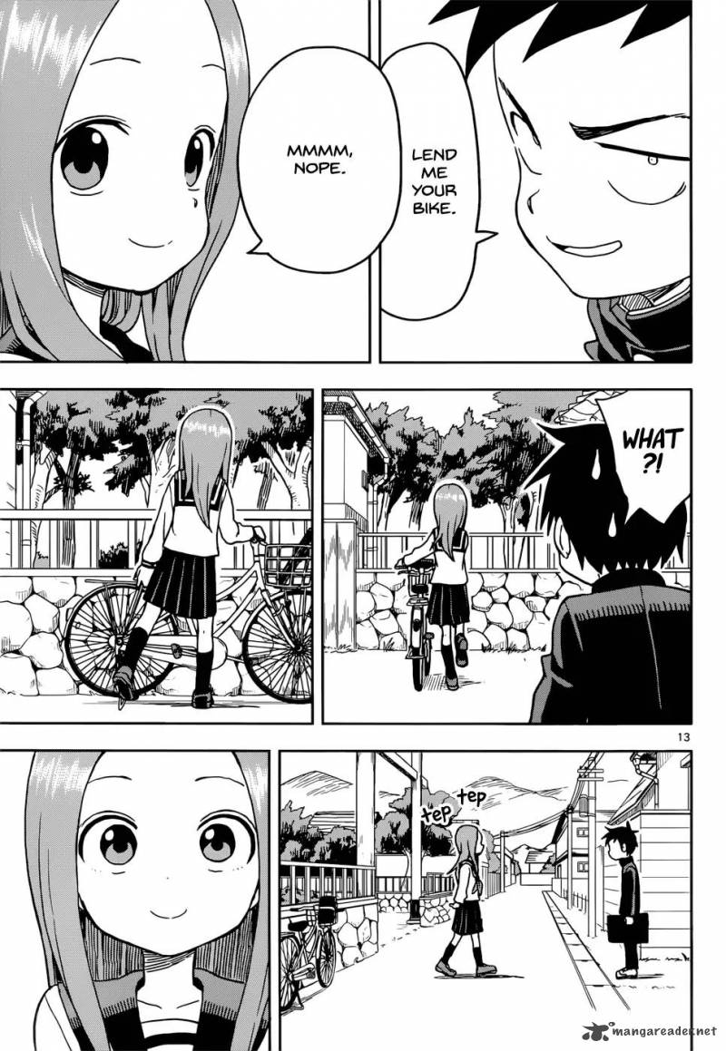 Karakai Jouzu No Takagi San Chapter 100 Page 13