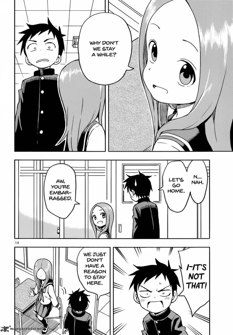 Karakai Jouzu No Takagi San Chapter 101 Page 14