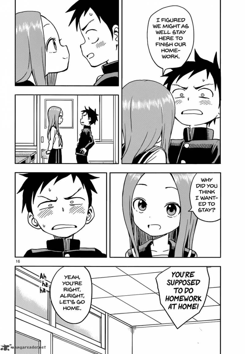 Karakai Jouzu No Takagi San Chapter 101 Page 16