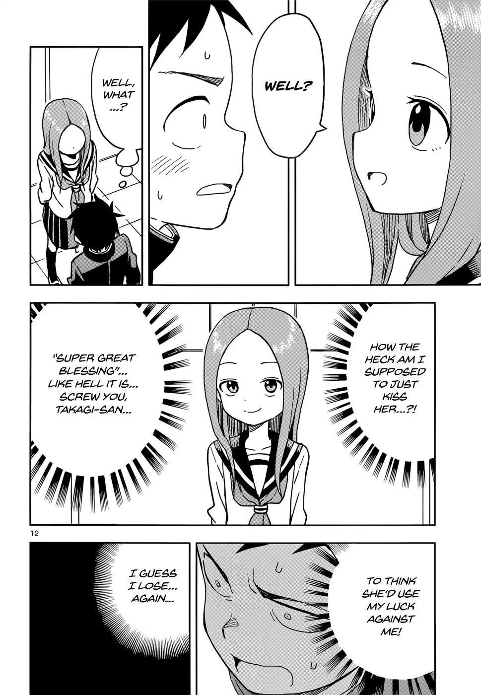 Karakai Jouzu No Takagi San Chapter 102 Page 12