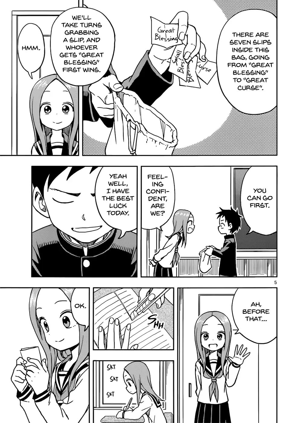 Karakai Jouzu No Takagi San Chapter 102 Page 5