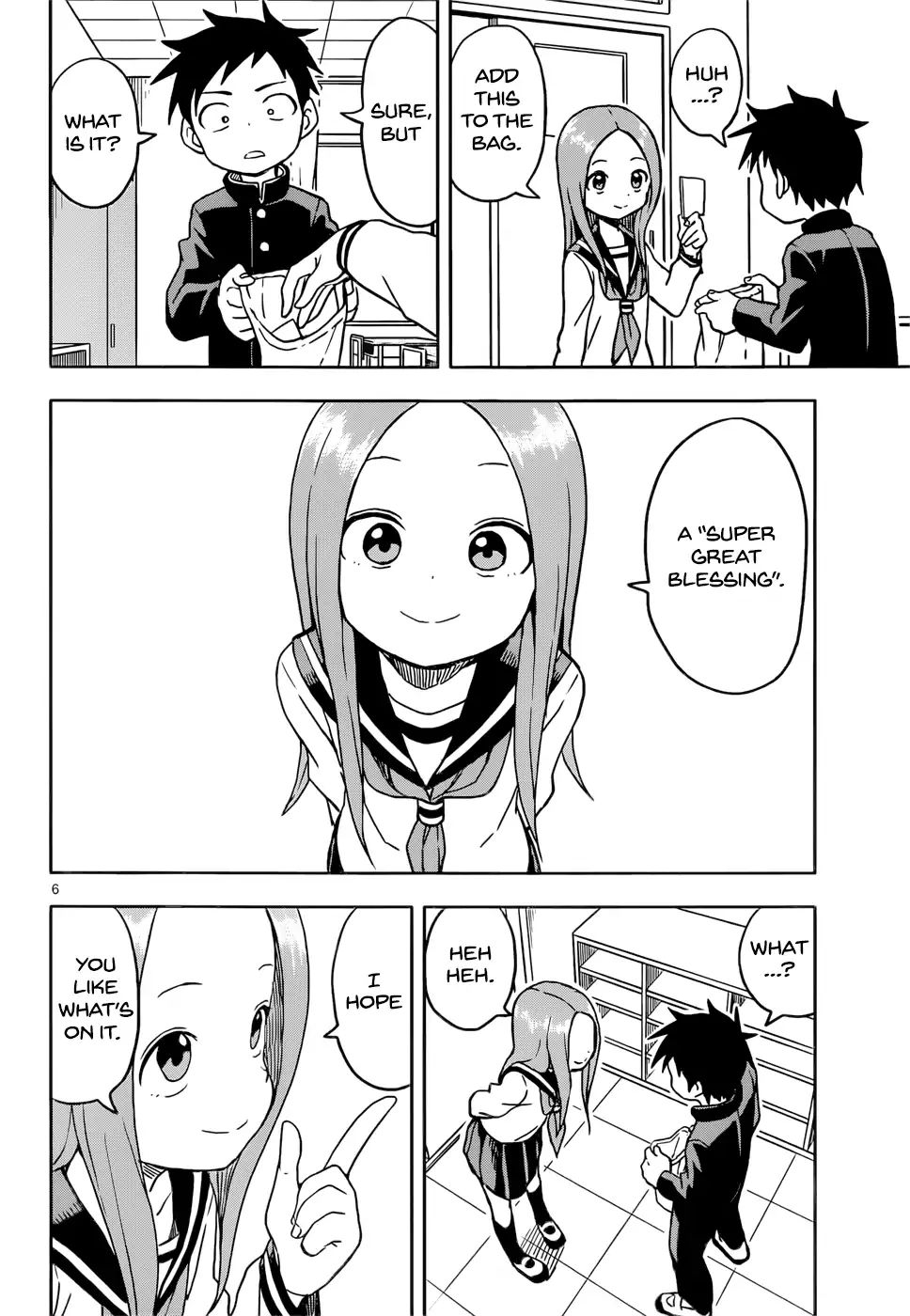 Karakai Jouzu No Takagi San Chapter 102 Page 6