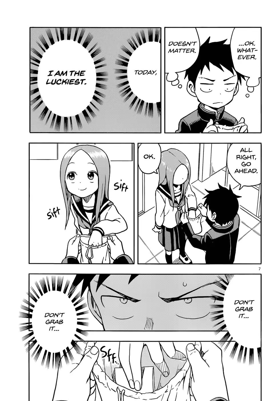 Karakai Jouzu No Takagi San Chapter 102 Page 7