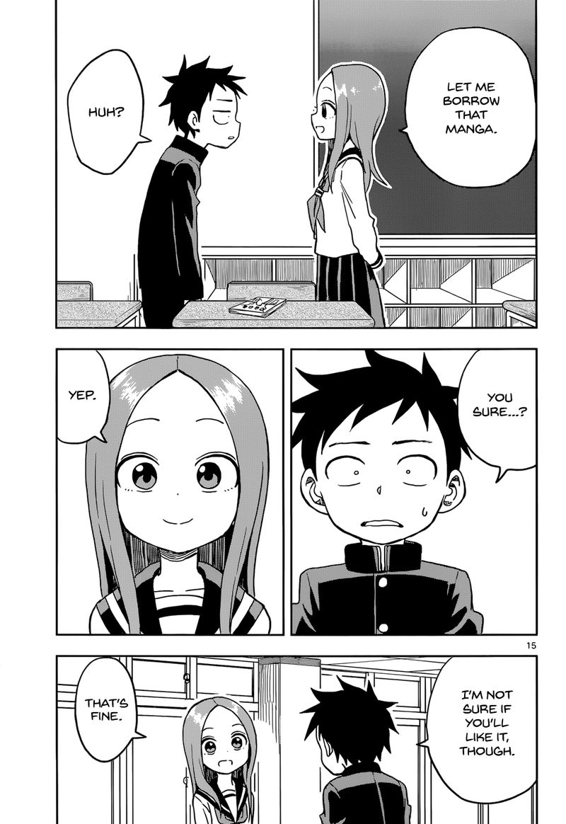 Karakai Jouzu No Takagi San Chapter 104 Page 15