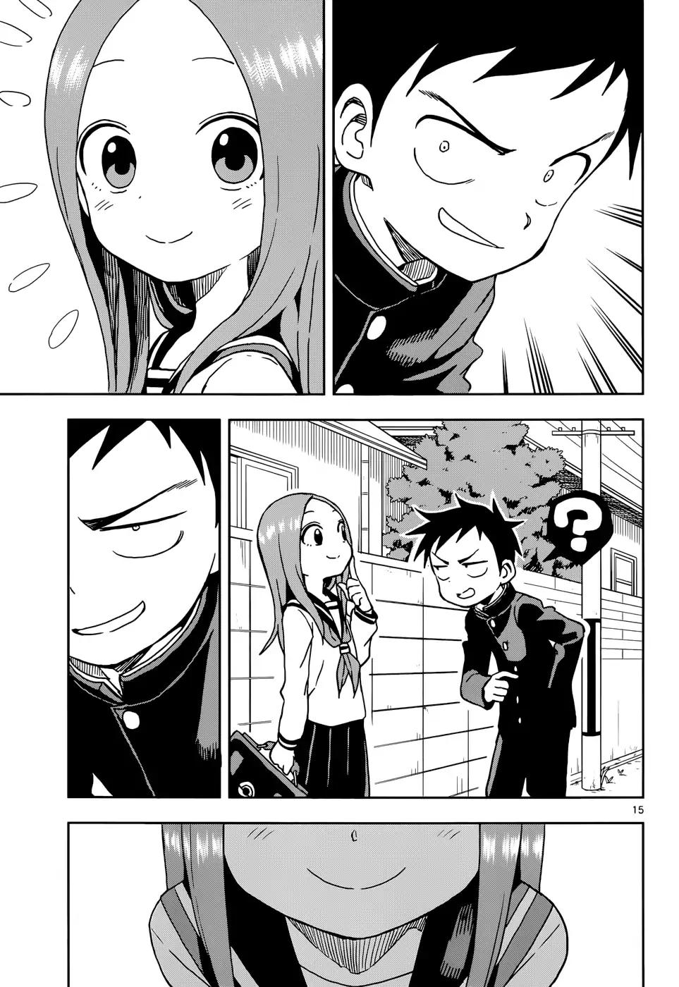 Karakai Jouzu No Takagi San Chapter 105 Page 15