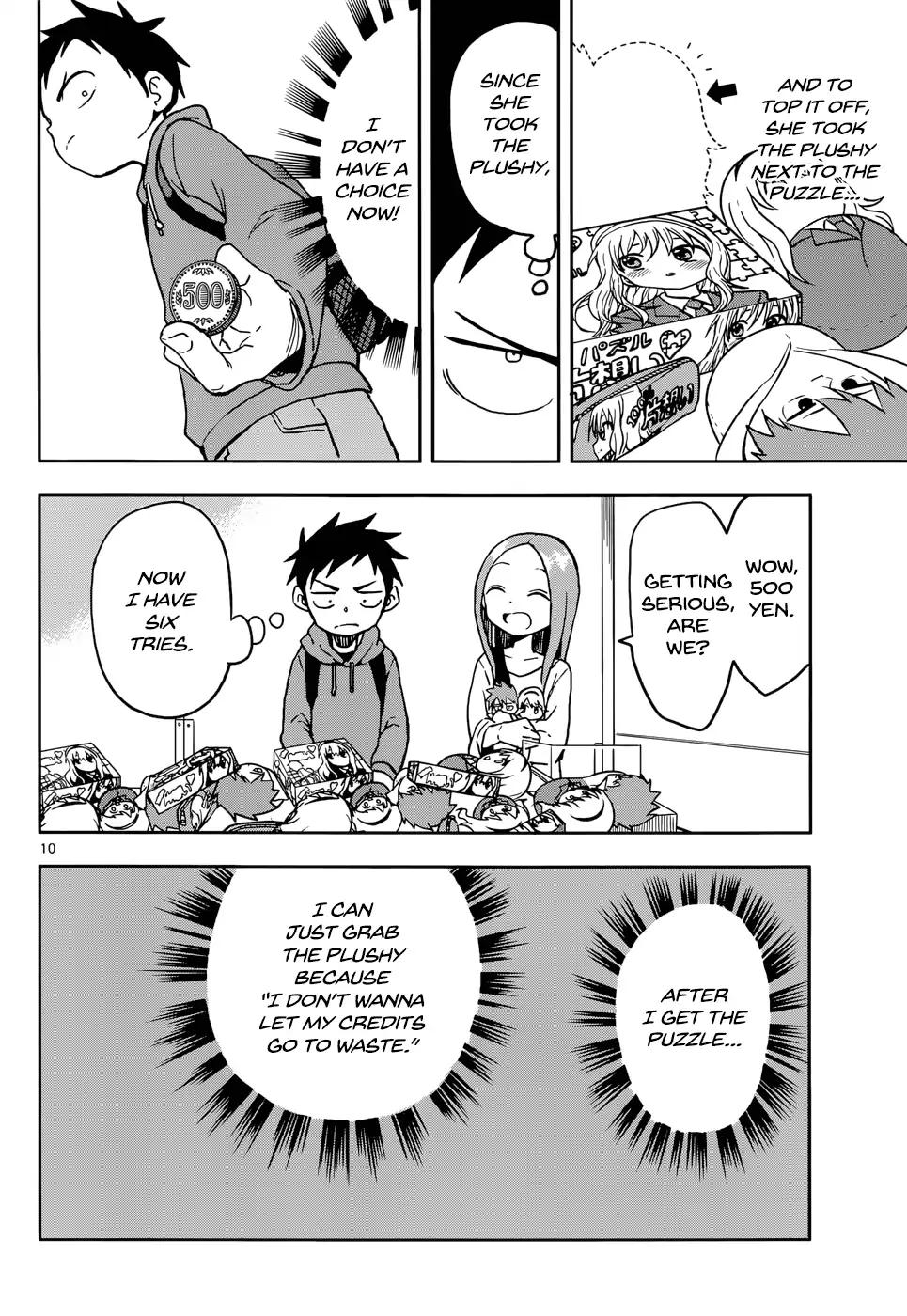 Karakai Jouzu No Takagi San Chapter 106 Page 10