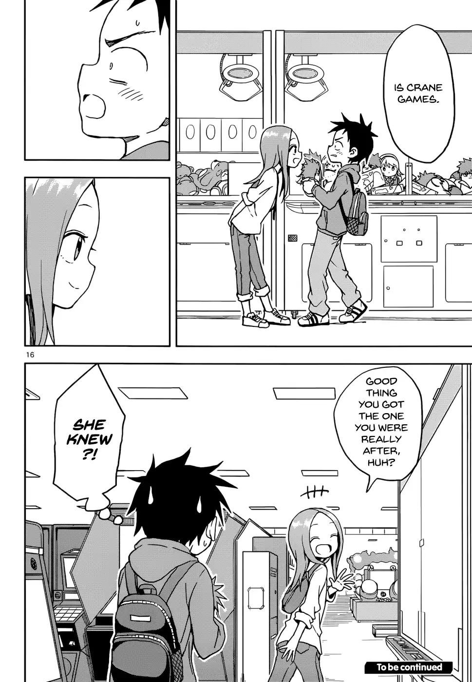 Karakai Jouzu No Takagi San Chapter 106 Page 16