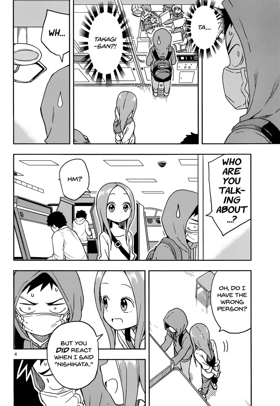 Karakai Jouzu No Takagi San Chapter 106 Page 4