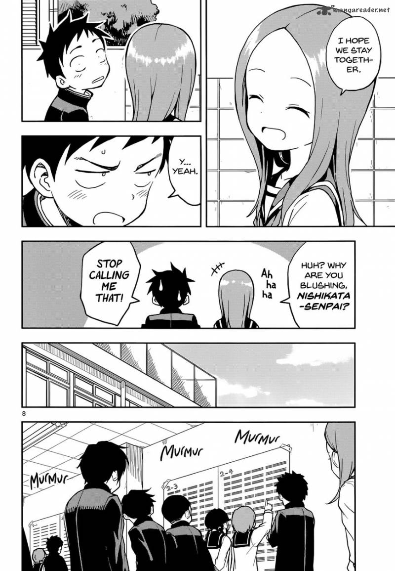 Karakai Jouzu No Takagi San Chapter 107 Page 8