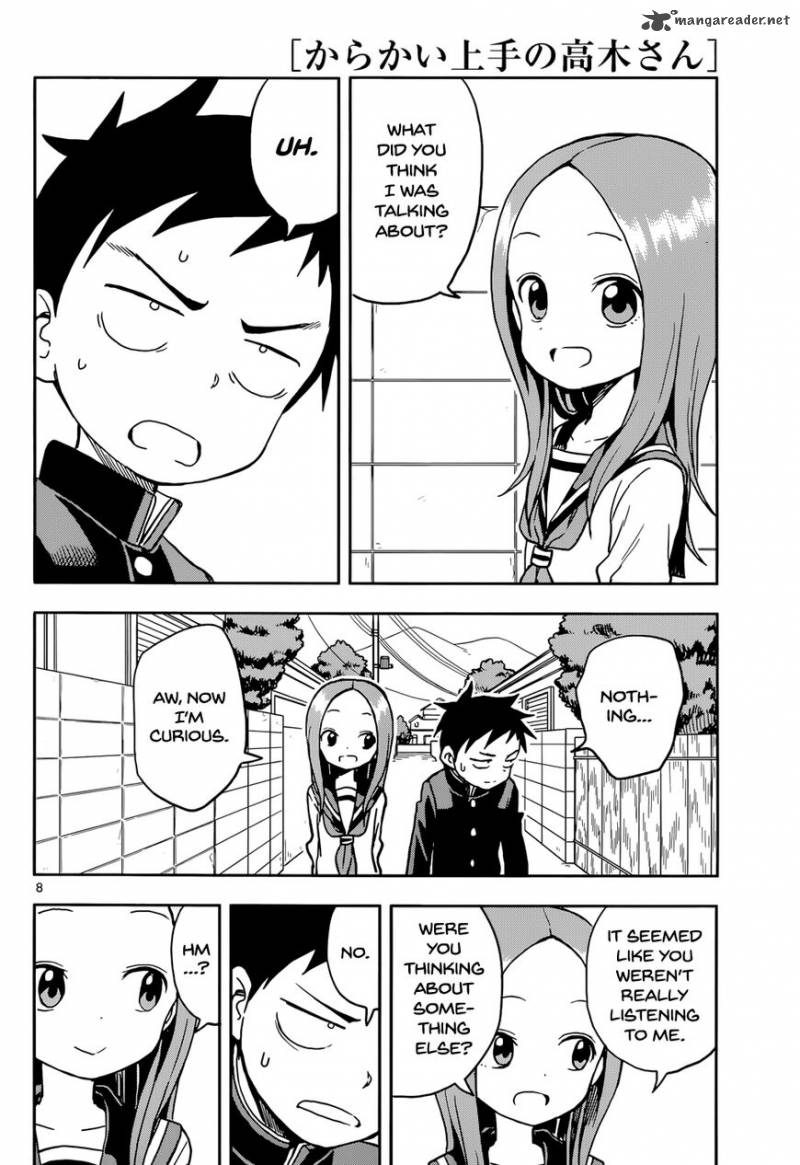 Karakai Jouzu No Takagi San Chapter 108 Page 8